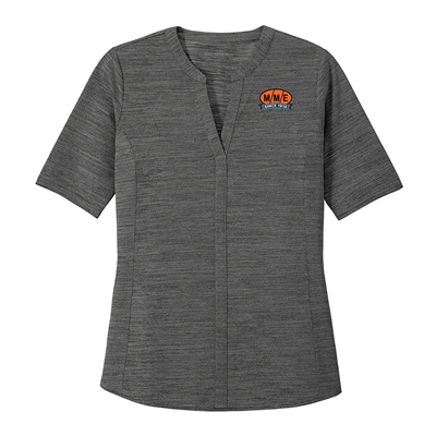Port Authority® Ladies Stretch Heather Open Neck Top 